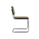 Marcel Breuer Cesca Cane Dining Chair Replica, Black, Set of 2