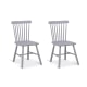 TON Ironica Dining Chair Replica, Grey, Set of 2