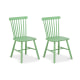 TON Ironica Dining Chair Replica, Green, Set of 2
