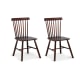 TON Ironica Dining Chair Replica, Brown, Set of 2