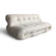 Tobia Scarpa Soriana Sofa Replica, 3-Seater, White