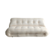 Tobia Scarpa Soriana Sofa Replica, 3-Seater, White