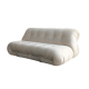 Tobia Scarpa Soriana Sofa Replica, 3-Seater, White