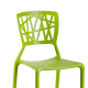 Dondoli Pocci Viento Chair Replica, Green, Set of 2
