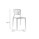 Dondoli Pocci Viento Chair Replica, Red, Set of 2