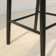 Hans Wegner Wishbone Bar Stool Replica, Black