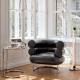 Eileen Gray Bibendum Chair Replica, Black
