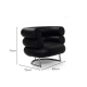 Eileen Gray Bibendum Chair Replica, Black