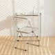 MODE Larkin Acrylic Folding Dining Chair, 46x47CM, Transparent