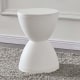 Merike Prince Stool, 30x43CM, White