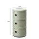 MODE Pandora 3 Tier Column Storage Organizer, 32x58CM, Matcha Green