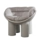 Merike Elefant Wide Lounge Chair, 54x46CM, Offwhite