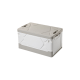 Merike Morph Folding Storage Box, 61x35.7x31.5CM, Light Grey