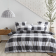 NU EDITION Alec Duvet Cover Set, Carbon, Super King