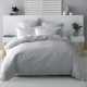 SAVONA Nova Duvet Cover Set, Silver, California King