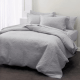 SAVONA Chantel Bedspread, Grey, Queen