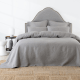 SAVONA Lilou Bedspread Set, Grey, King