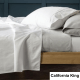 SAVONA 1000T Cotton Sheet Set, White, California King