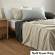 SAVONA 500T Bamboo Cotton Sheet Set, Silver, Split Super King