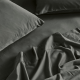 SAVONA 500T Bamboo Cotton Sheet Set, Steel Grey, Single