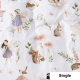 SQUIGGLES Fairy Grove Duvet Cover Set, Silver, Single