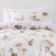 SQUIGGLES Fairy Grove Duvet Cover Set, Silver, Single