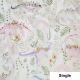SQUIGGLES Dino Garden Duvet Cover Set, Cream, Single