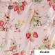 SQUIGGLES Strawberry Garden Duvet Cover Set, Blush, Double