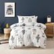SQUIGGLES Retro Robot Duvet Cover Set, Multi, Single