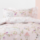 SQUIGGLES Unicorn Blossom Duvet Cover Set, Blush, Single