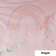 SQUIGGLES Unicorn Utopia Duvet Cover Set, Shell, Single