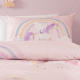SQUIGGLES Unicorn Utopia Duvet Cover Set, Shell, Single