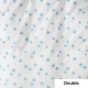 SQUIGGLES Palms Fitted Sheet Set, Teal, Double