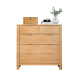 Solidwood Norway 3PCS Bedroom Set, 5-Drawer Lowboy