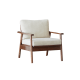 Solidwood Seattle 2PCS Armchair Set, Dark Wood