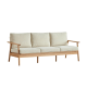 Solidwood Seattle 2PCS Sofa Set, 3+2 Seater, Oak