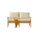 Solidwood Seattle 2PCS Sofa Set, 2+1 Seater, Oak