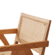 Solidwood Norway 2PCS Rattan Armchair Set