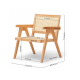 Solidwood Norway 2PCS Rattan Armchair Set