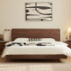 Solidwood Nordin Walnut Super King Bed Frame with Adjustable Headboard