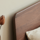 Solidwood Nordin Walnut Super King Bed Frame with Adjustable Headboard