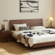 Solidwood Nordin Walnut Super King Bed Frame with Adjustable Headboard