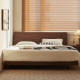 Solidwood Nordin Walnut Super King Bed Frame with Adjustable Headboard