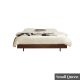 Solidwood Nordin Walnut Small Queen Bed Base