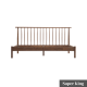 Solidwood Santa Rosa Super King Bed Frame, Walnut