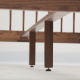 Solidwood Santa Rosa Super King Bed Frame, Walnut