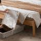 Solidwood Santa Rosa Super King Bed Frame, Natural