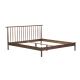 Solidwood Santa Rosa Small Double Bed Frame, Walnut