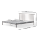 Solidwood Santa Rosa Small Double Bed Frame, Walnut