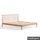 Solidwood Santa Rosa Small Queen Bed Frame, Natural